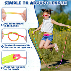 ZATAYE rope in use with kids jumping outdoors demonstrating active play