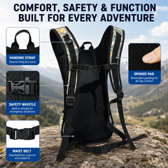 Zavothy side pockets and zipper holding snacks and phone for easy organization