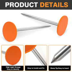 Zealor side profile of a 6x2 inch stake highlighting sturdy metal construction