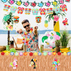 Zeyune floral leis and garlands detail highlighting durable fabric look and vibrant hues