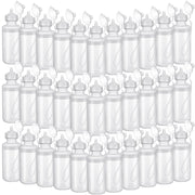 Ziliny clear 72-pack front view showing uniform bottles and lanyards for easy distribution