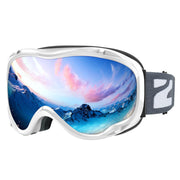 ZIONOR Lagopus front view white frame showing wide field of vision and stylish look