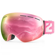 ZIONOR X front view pink frame showing wide field of view benefit