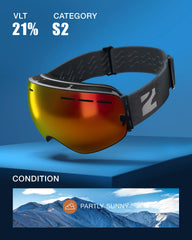 ZIONOR X side profile showing OTG clearance for wearing glasses comfortably