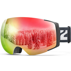 ZIONOR X4 front view showing wide spherical lens and clear field of vision