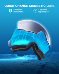 ZIONOR X4 side profile with adjustable strap offering helmet compatibility
