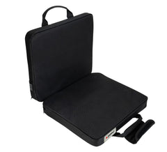 Zippo heated seats double front view showing padded warmth and portability