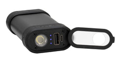 Zippo HeatBank 6 Pro connected to phone demonstrating USB charging backup power benefit