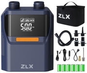 ZLX pump front view showing compact design and portability benefit