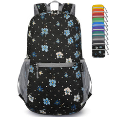 ZOMAKE front view showing folded and full-size pack for easy travel