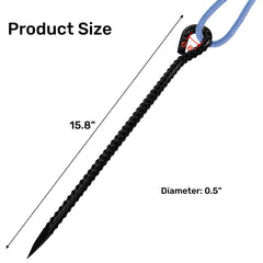 ZOOFOX close-up of ribbed shaft showing improved grip and non-slip hold