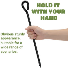 ZOOFOX sharp tip detail for easier ground entry and faster installation