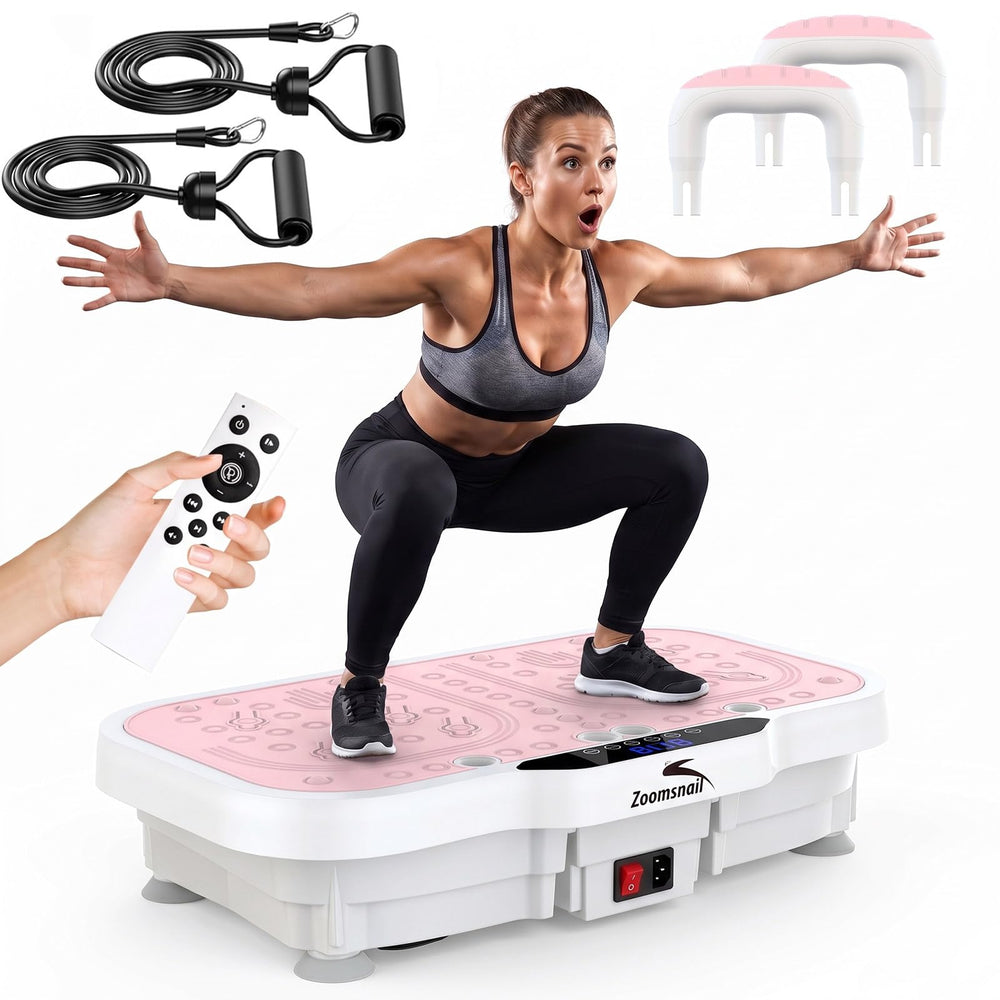 Zoomsnail front view of platform showing sturdy frame and large standing area benefit stability