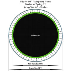 Zoomster close-up of edge showing eight rows of heavy stitching for strength