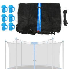 Zoomster front view of 14FT enclosure net showing full coverage and protection