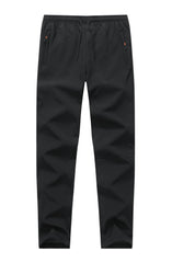 ZooYung front view of joggers showing fit and water-resistant shell for all-weather wear