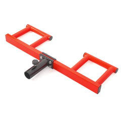 ZUKAM front view of red landmine handle showing shape and finish for durable workouts