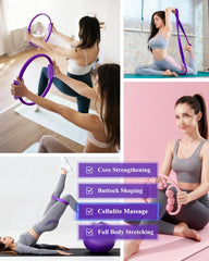 Zuluro mini yoga ball detail showing soft surface for pelvic support
