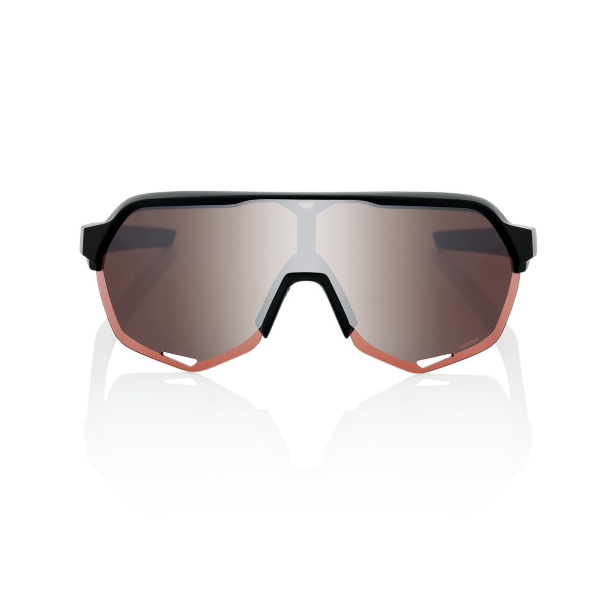 100% S2 HiPER Crimson Silver mirror lens close-up highlighting contrast and scratch resistance