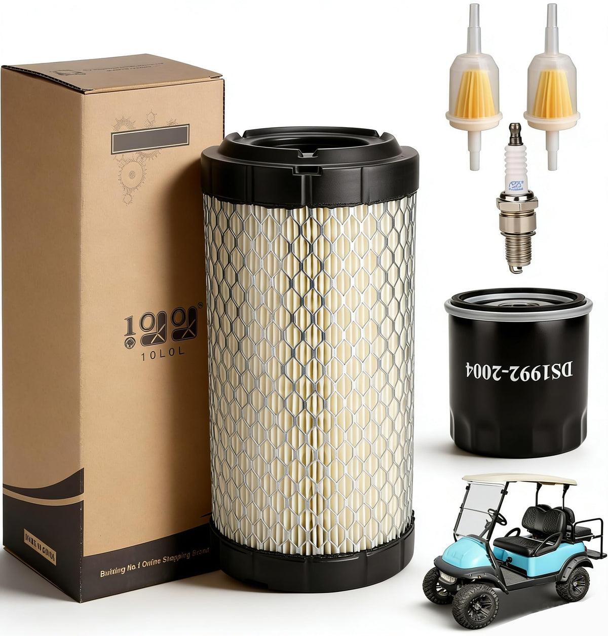 10L0L air filter front view showing fitment benefits