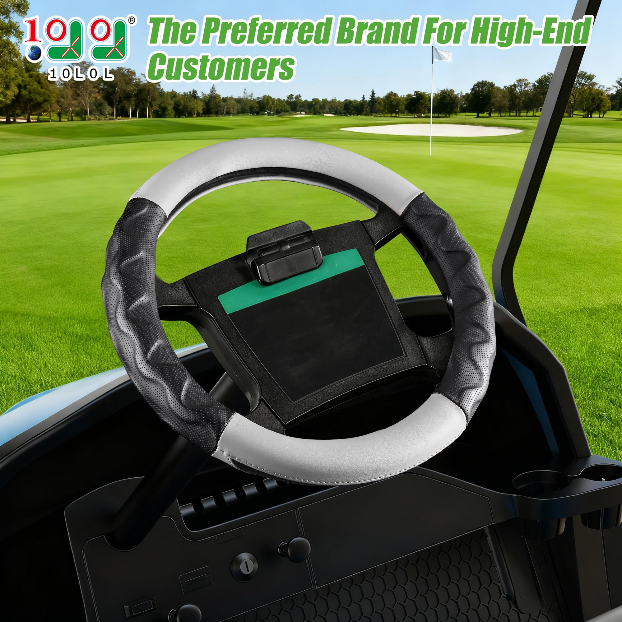 10L0L black and grey two-tone styling upgrades cart interior aesthetics
