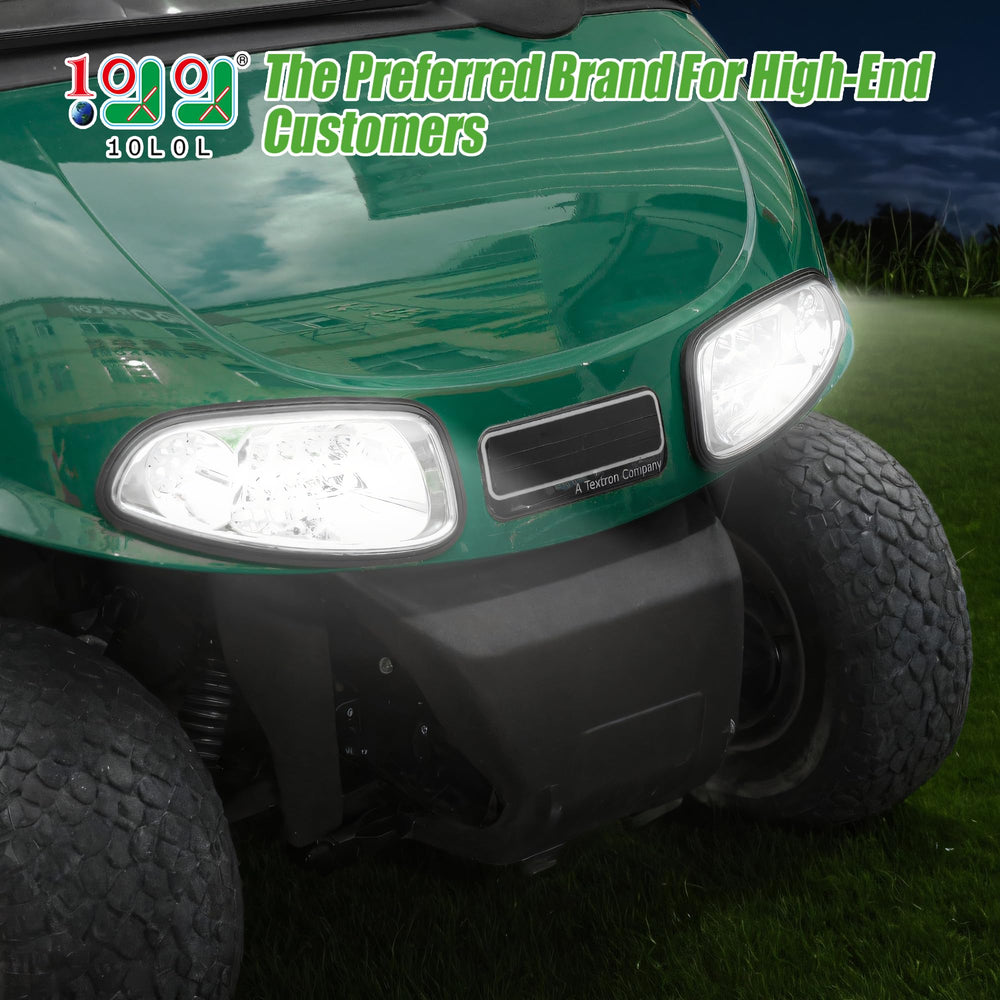 10L0L driver-side headlight close-up highlighting precise fit and durability