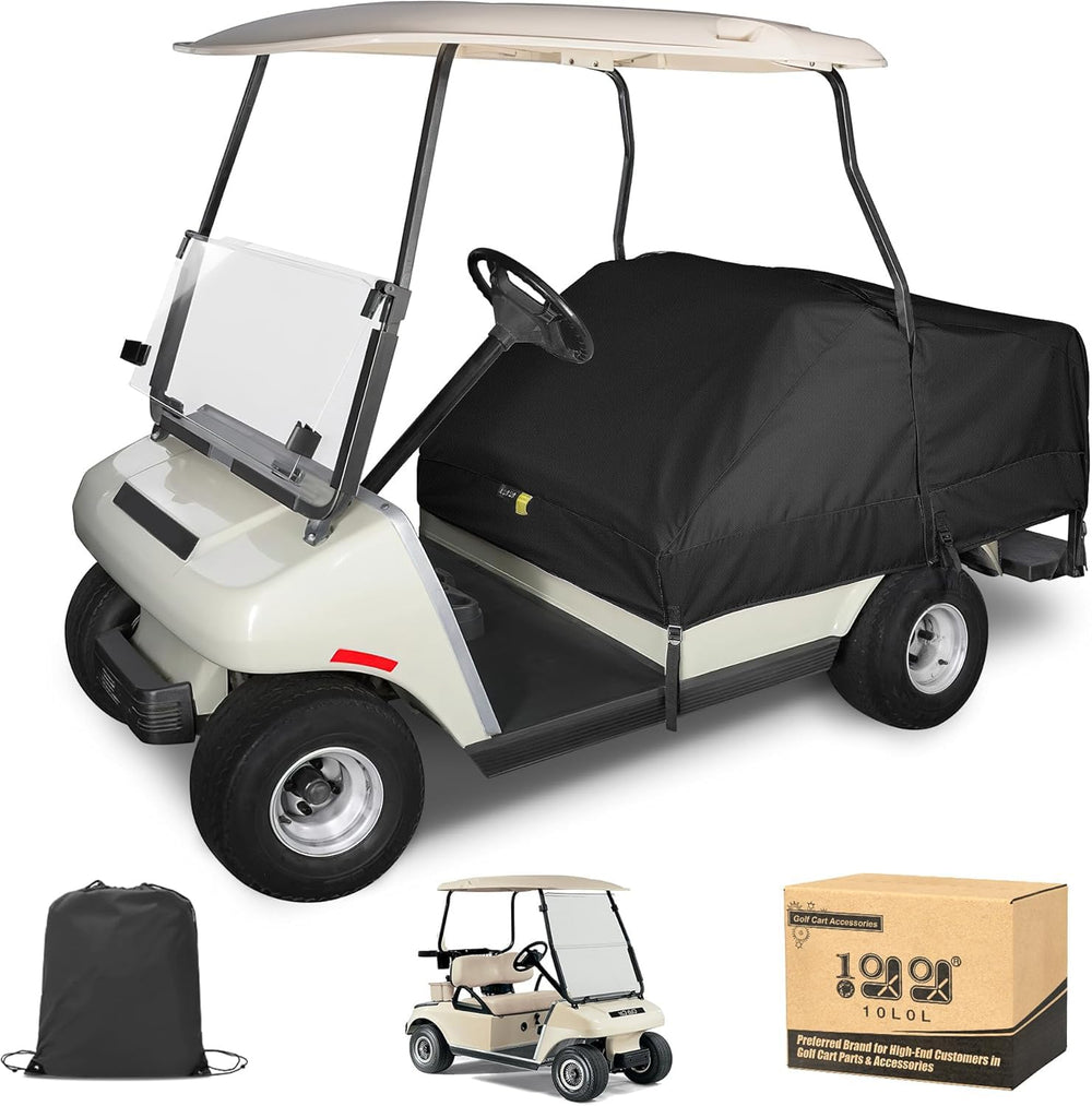 10L0L front view showing full cover protecting seats and waterproof benefit