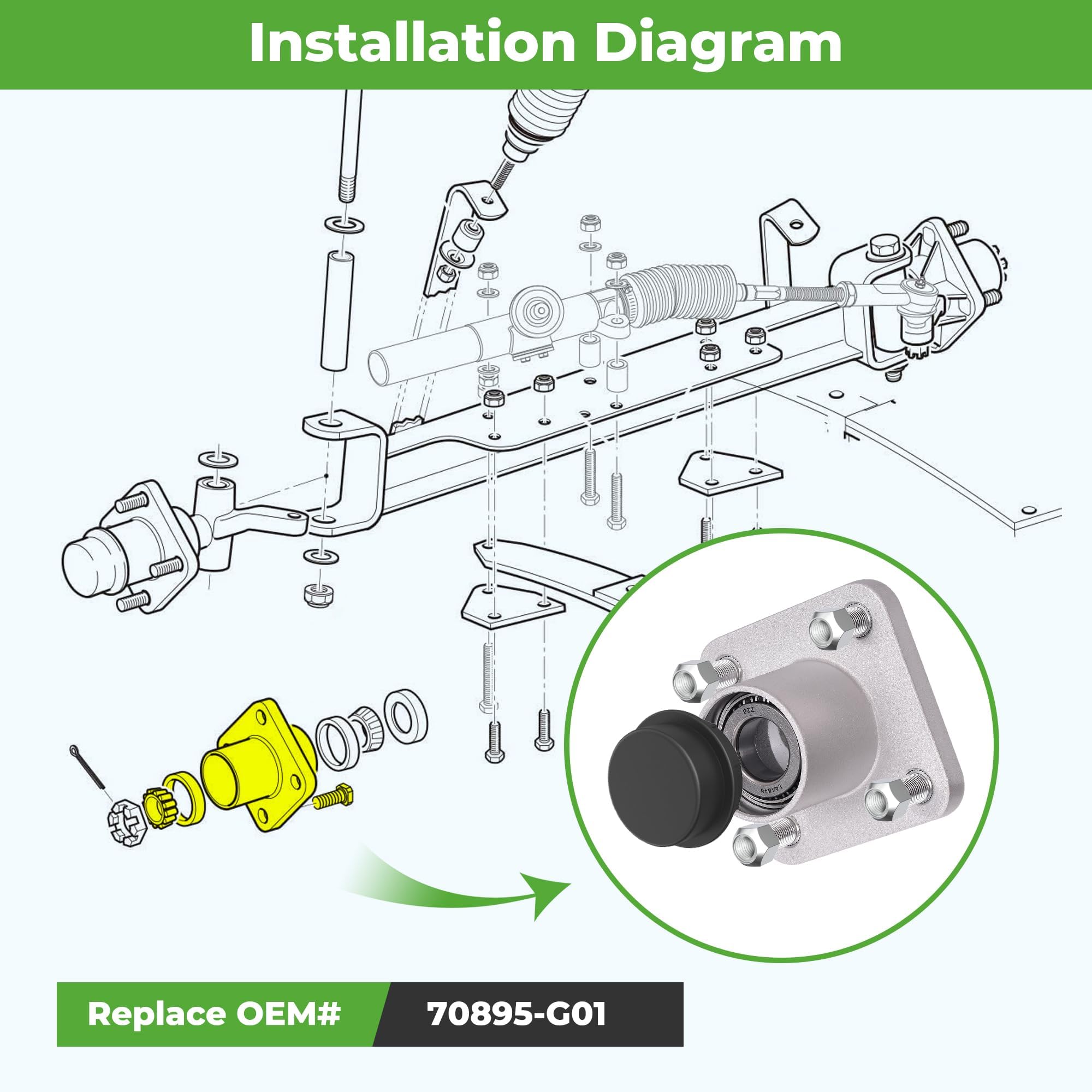 10L0L dust cap and oil seal view highlighting protection against dirt and water
