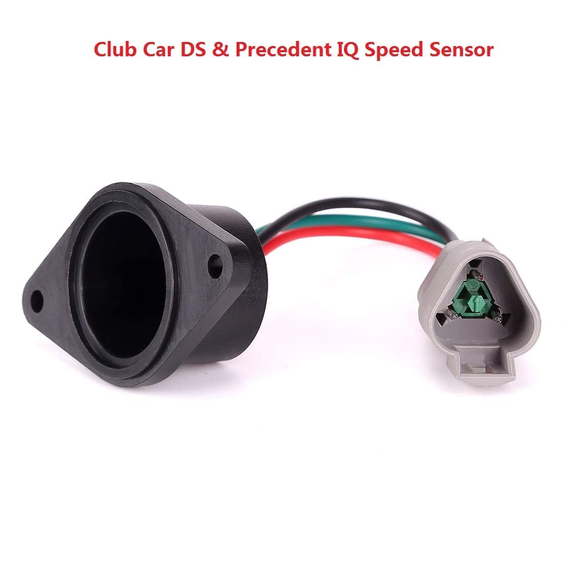 10L0L sensor installed on Club Car motor rear assembly demonstrating direct fit