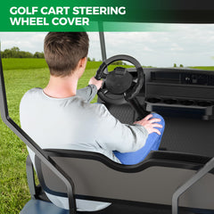 10L0L installed on EZGO TXT dashboard demonstrating snug fit