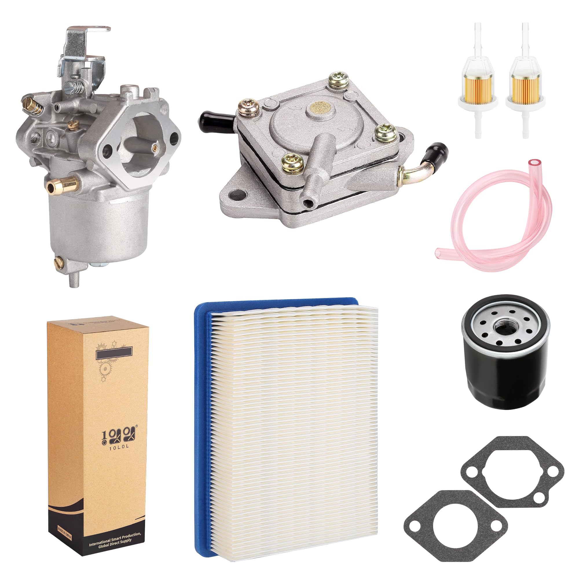 10L0L packaging and label showing branded kit and clear part identification