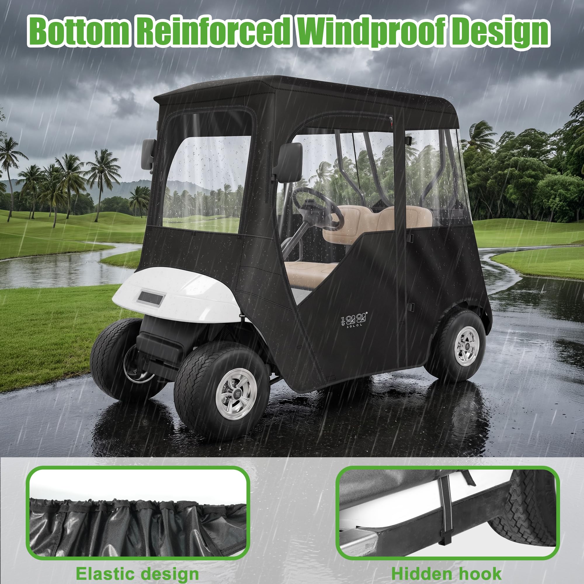 10L0L rolled up door for extra airflow and flexible ventilation