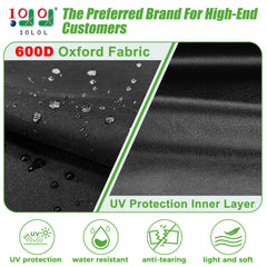 10L0L side door zipper entry open for quick ingress and ventilation