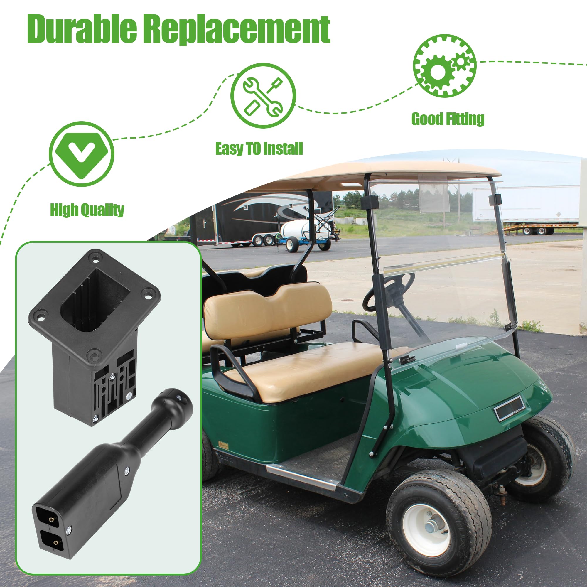 10L0L side profile of nylon housing resisting UV and corrosion outdoors