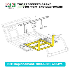10L0L top view six-compartment layout keeps batteries organized and secure