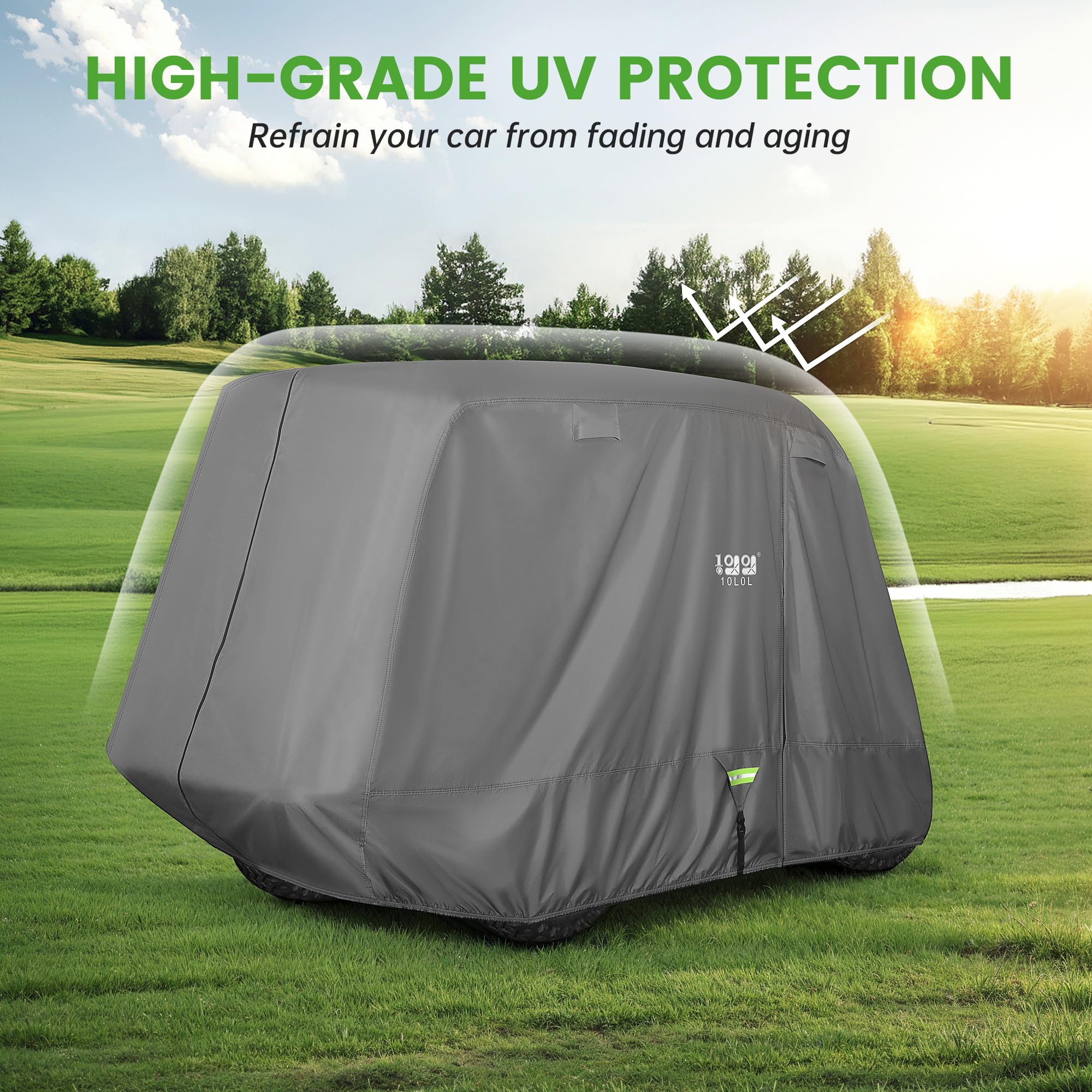 10L0L wind strap and buckle securing cover in gusts