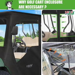 10L0L zippered side door open for easy entry and quick access