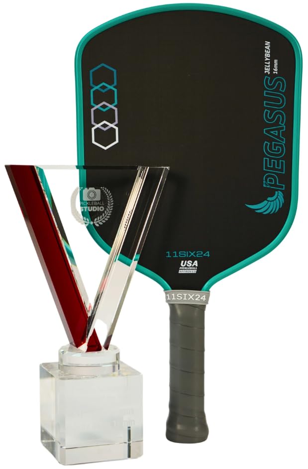11SIX24 Pegasus Jelly Bean front face showing carbon fiber for consistent control