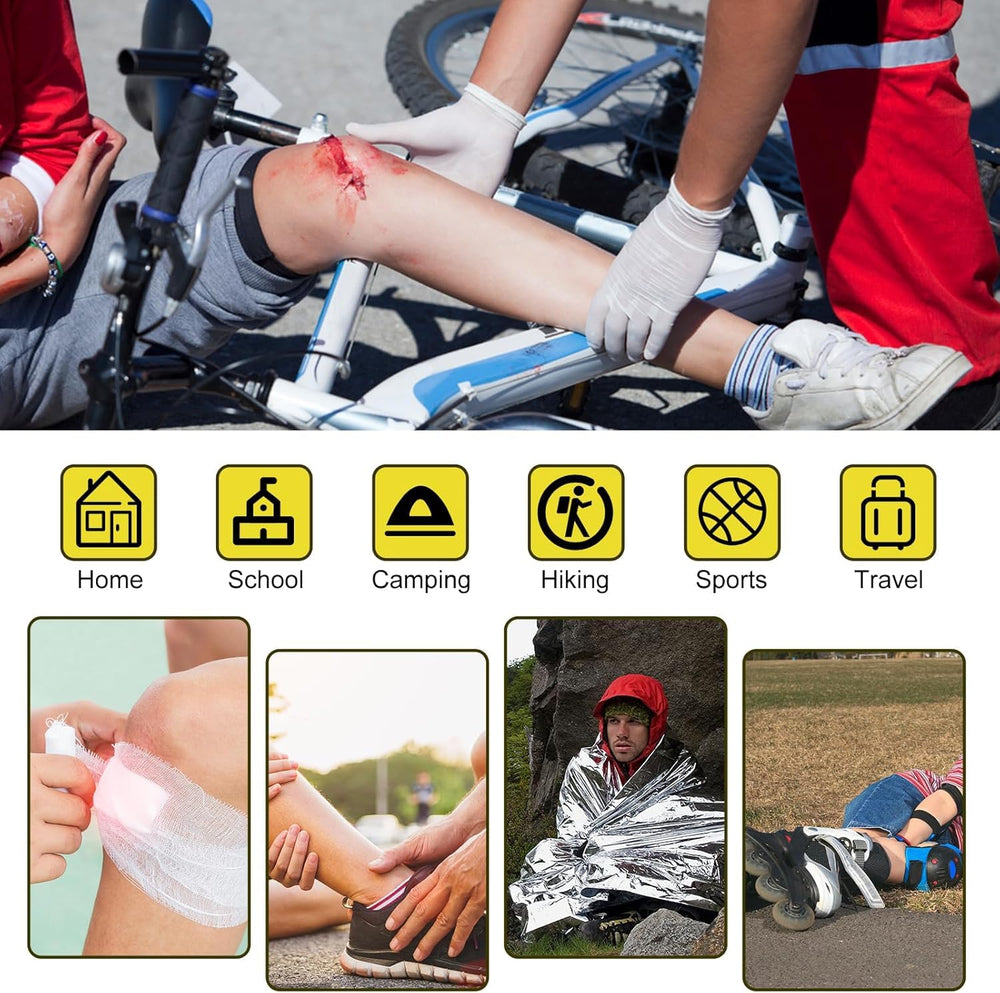 1st Aid close-up of bandages and gauze offering reliable wound care