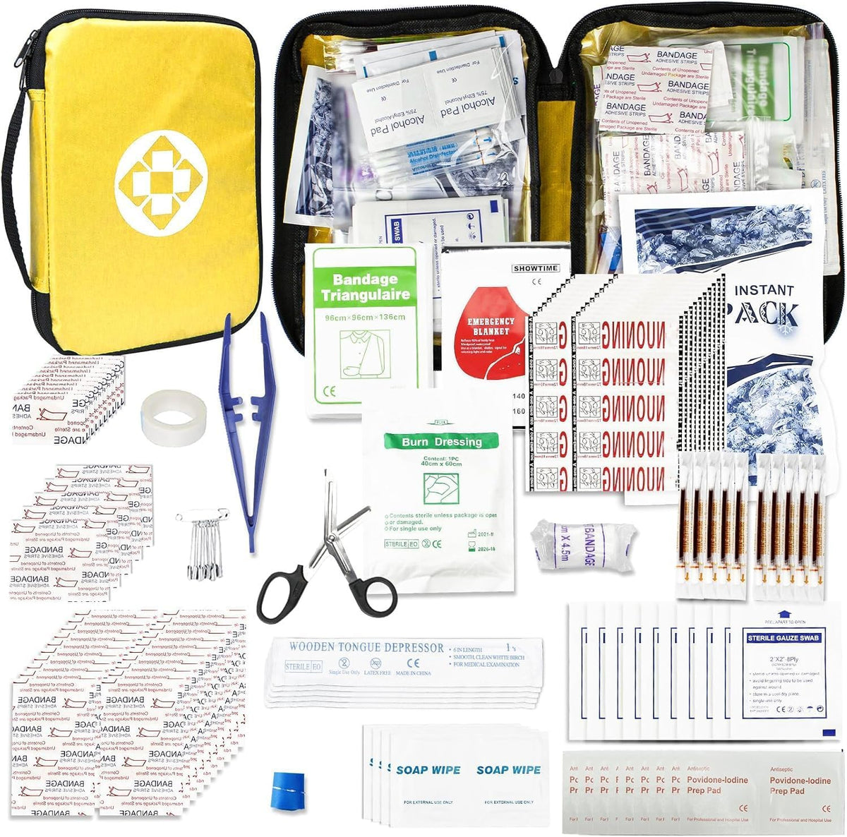 1st Aid front closed yellow case visible for quick identification