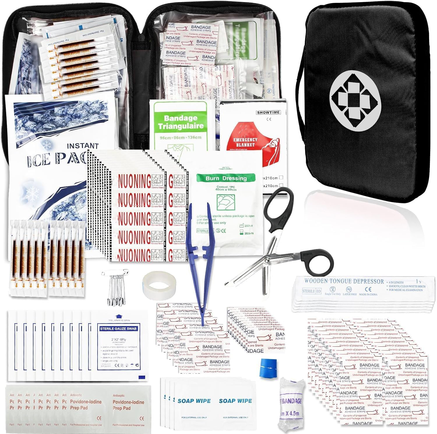 1st Aid front black case showing compact portability and easy storage benefit