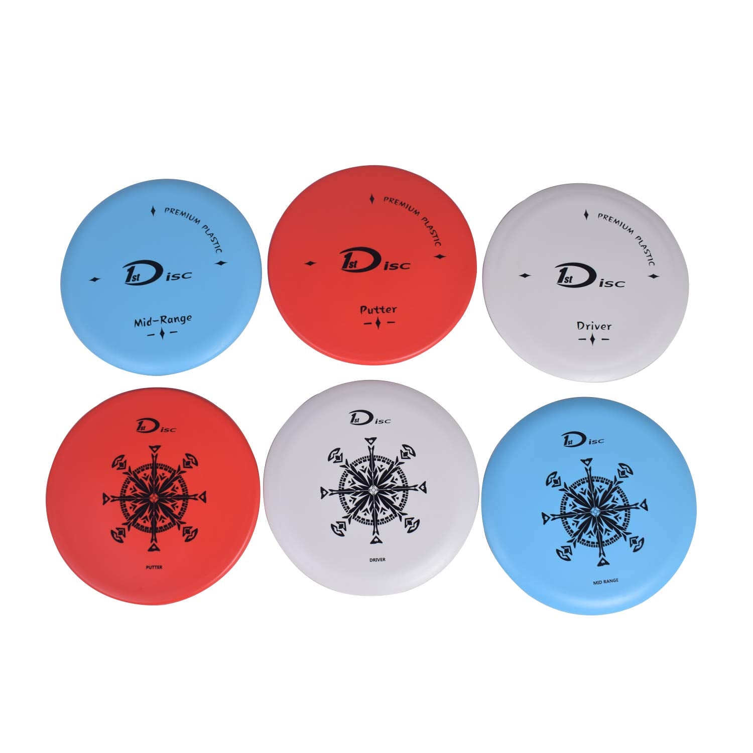 1st Disc mid-range disc captured mid-flight demonstrating stable glide
