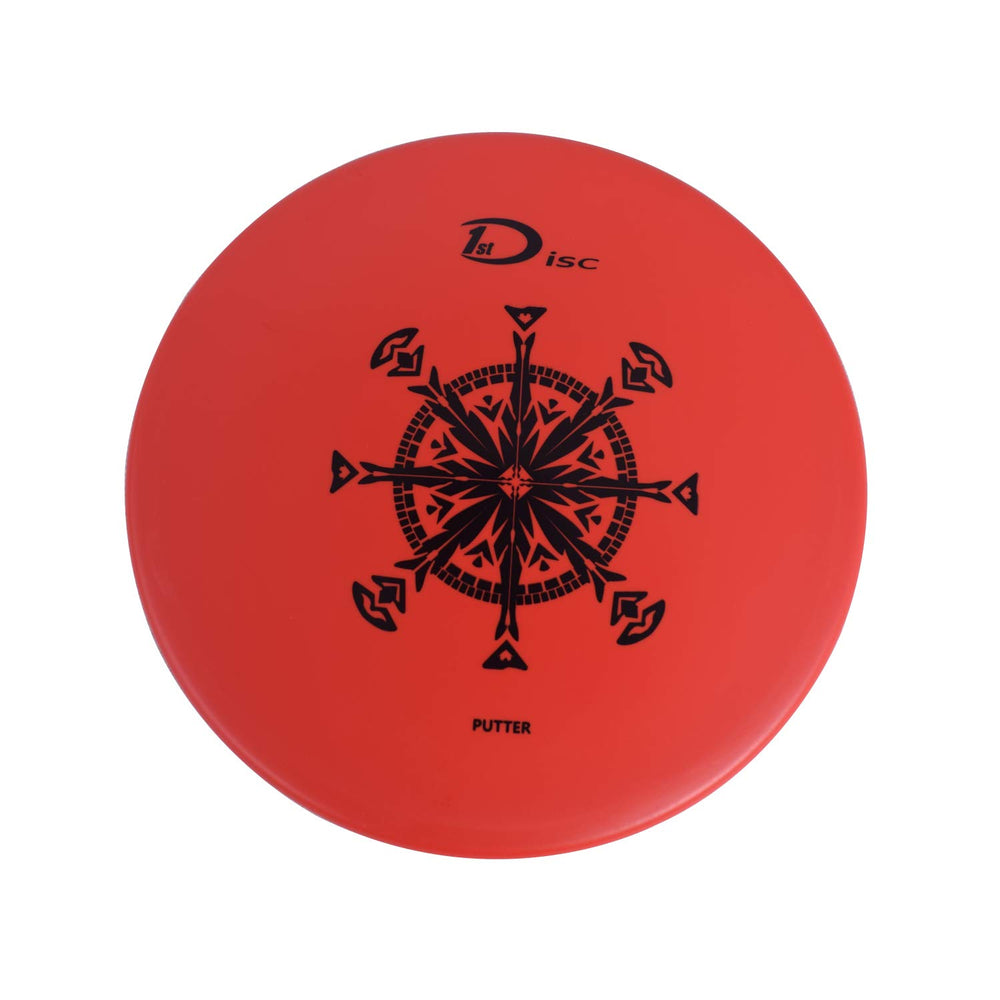 1st Disc hand hold showing disc size and ergonomic rim for comfortable throws