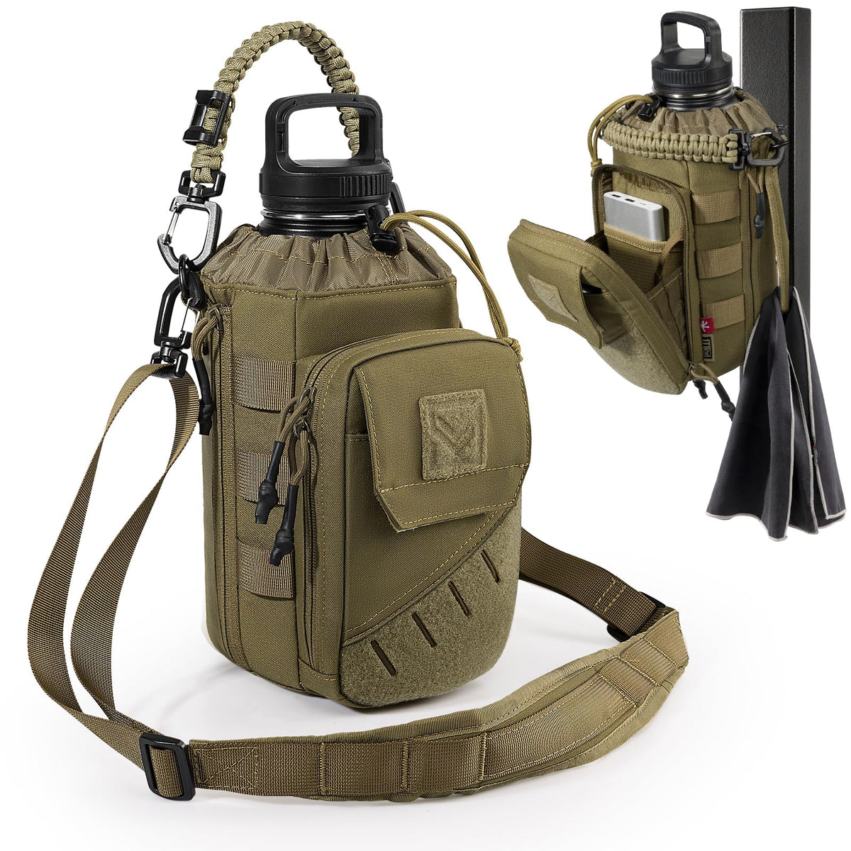1TG Tactical front view showing compact design and tactical styling for easy carry