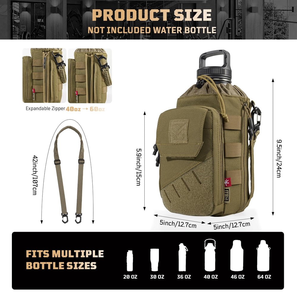 1TG Tactical thick foam padded bottom detail for shock absorption and silent carry