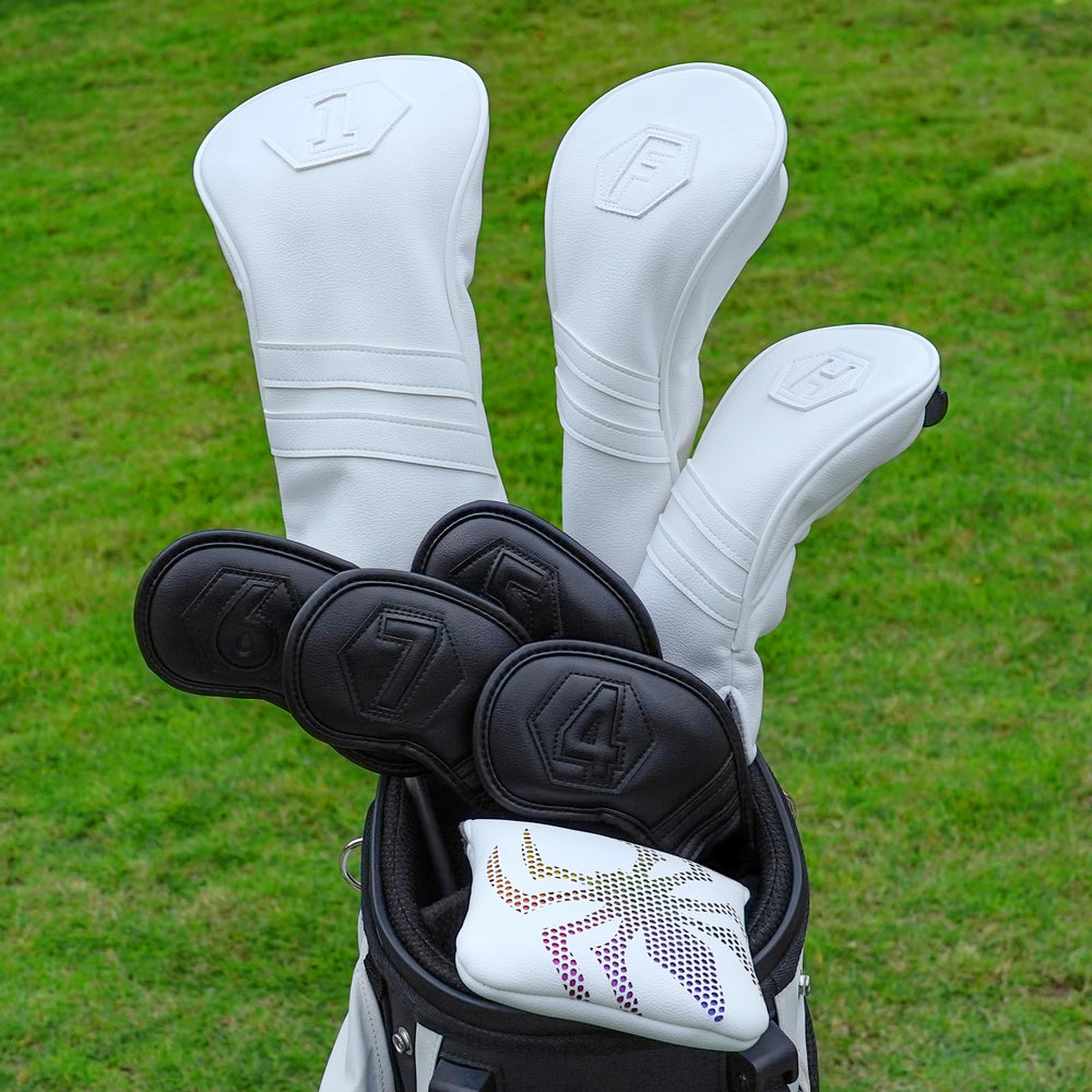 2thpart headcover fitted on a Spider putter showing correct fit and alignment