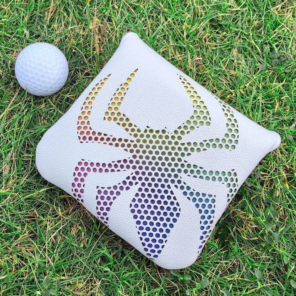 2thpart headcover beside a golf ball illustrating compact size and coverage