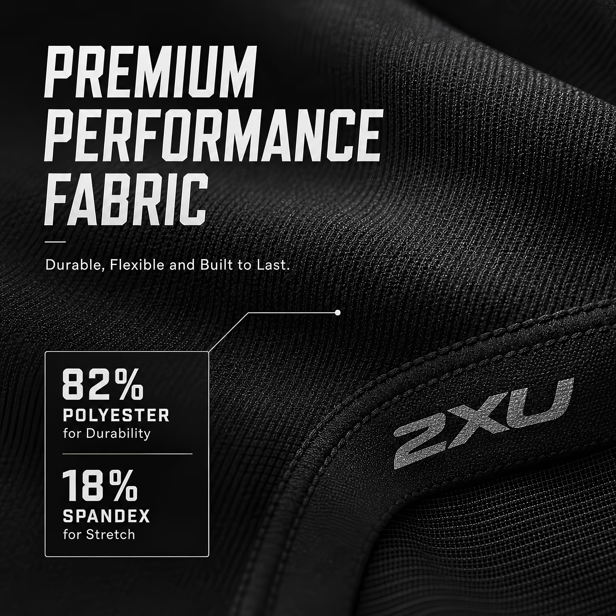 2XU trisuit running stride lifestyle shot showing unrestricted movement and breathability benefit