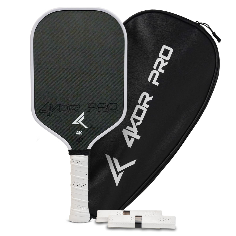 4KOR PRO front face showing carbon fiber texture and enhanced spin