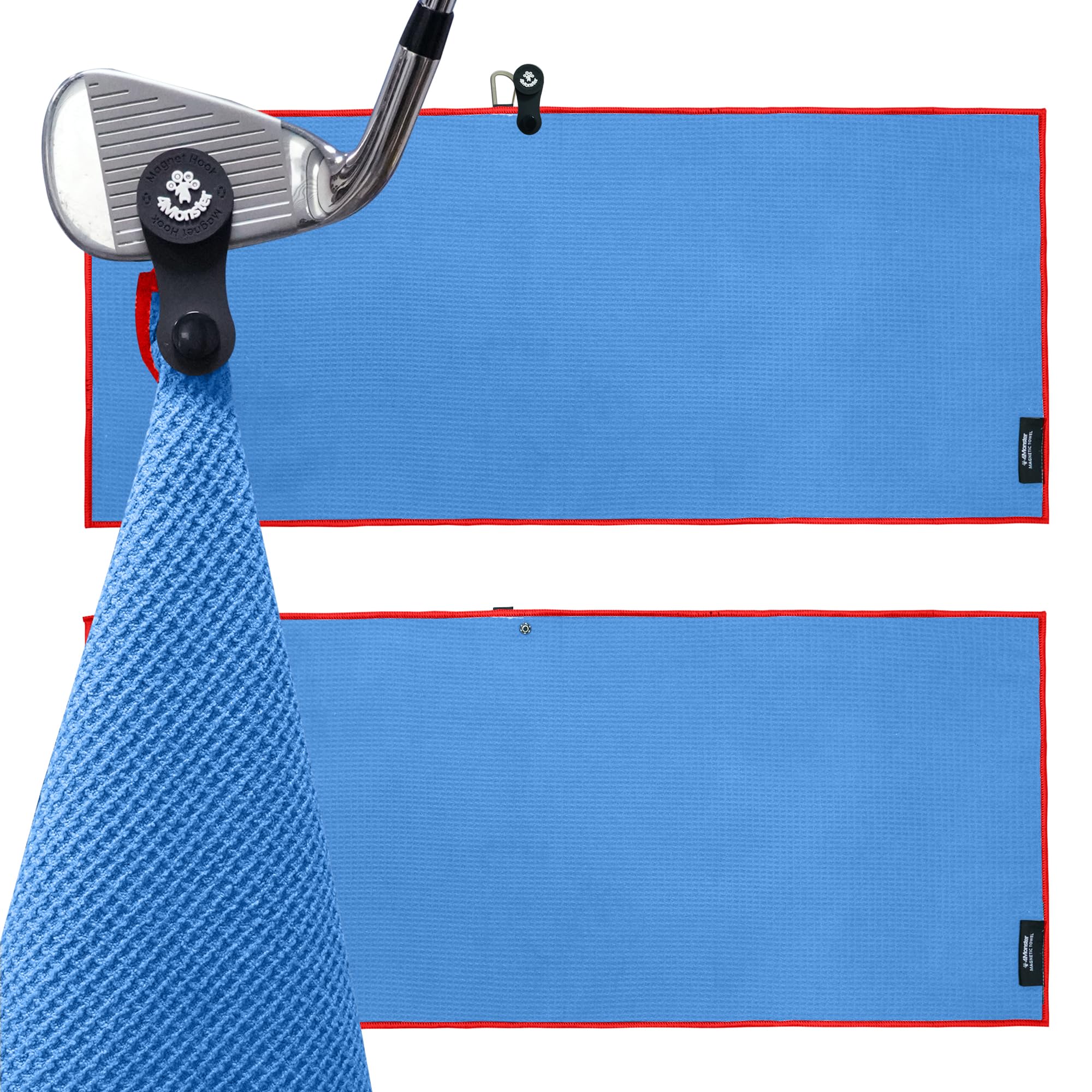 4Monster towel front folded showing large coverage and quick-dry benefit